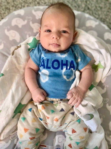 Aloha Circles Organic Onesie